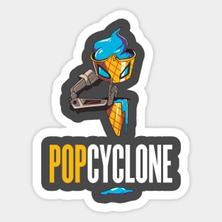 Pop cyclone Sticker